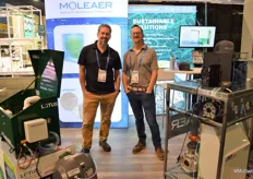 Clint Hanson and Chris Stephan explained that the Moleaer nanobubble technology is very popular among cannabis growers. "Around the world, some of the largest cannabis growers are using our technology."